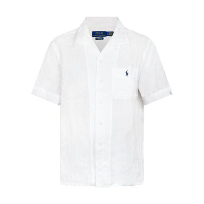 Ralph Lauren Polo Linen Pocket Shirt White