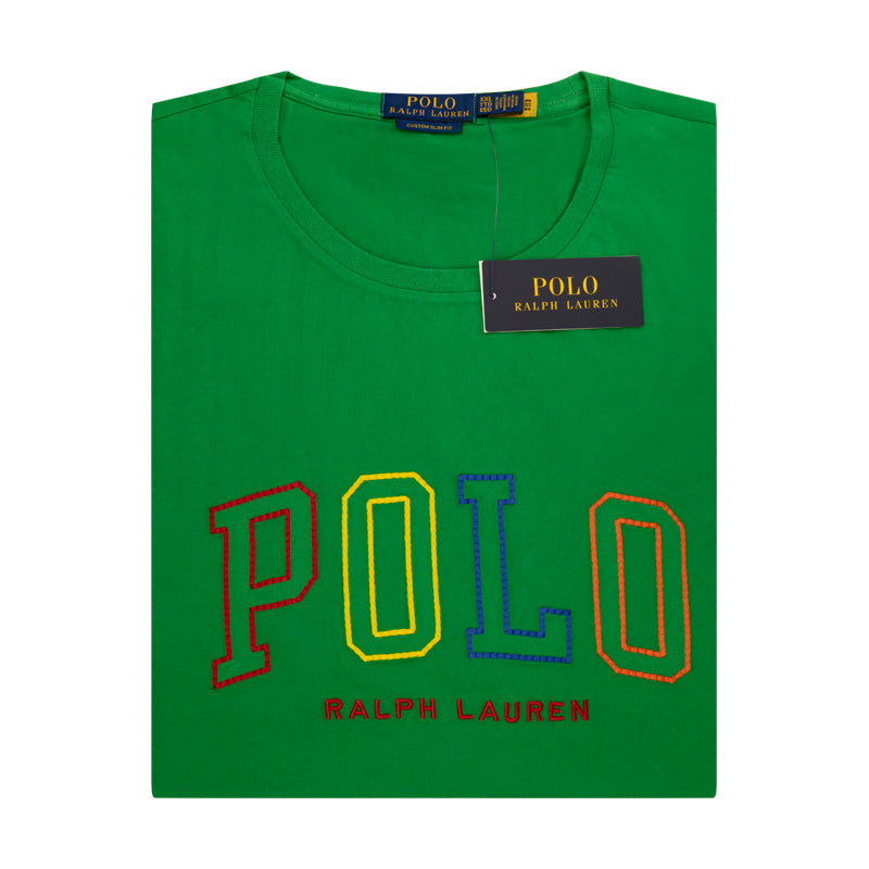 Ralph Lauren Green Polo T-Shirt | Custom Fit