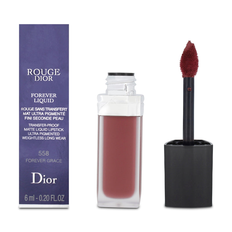 Dior Rouge Forever Liquid Lipstick 558 Forever Grace