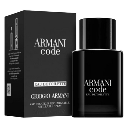Giorgio Armani Code 50ml Eau De Toilette Refillable Spray 