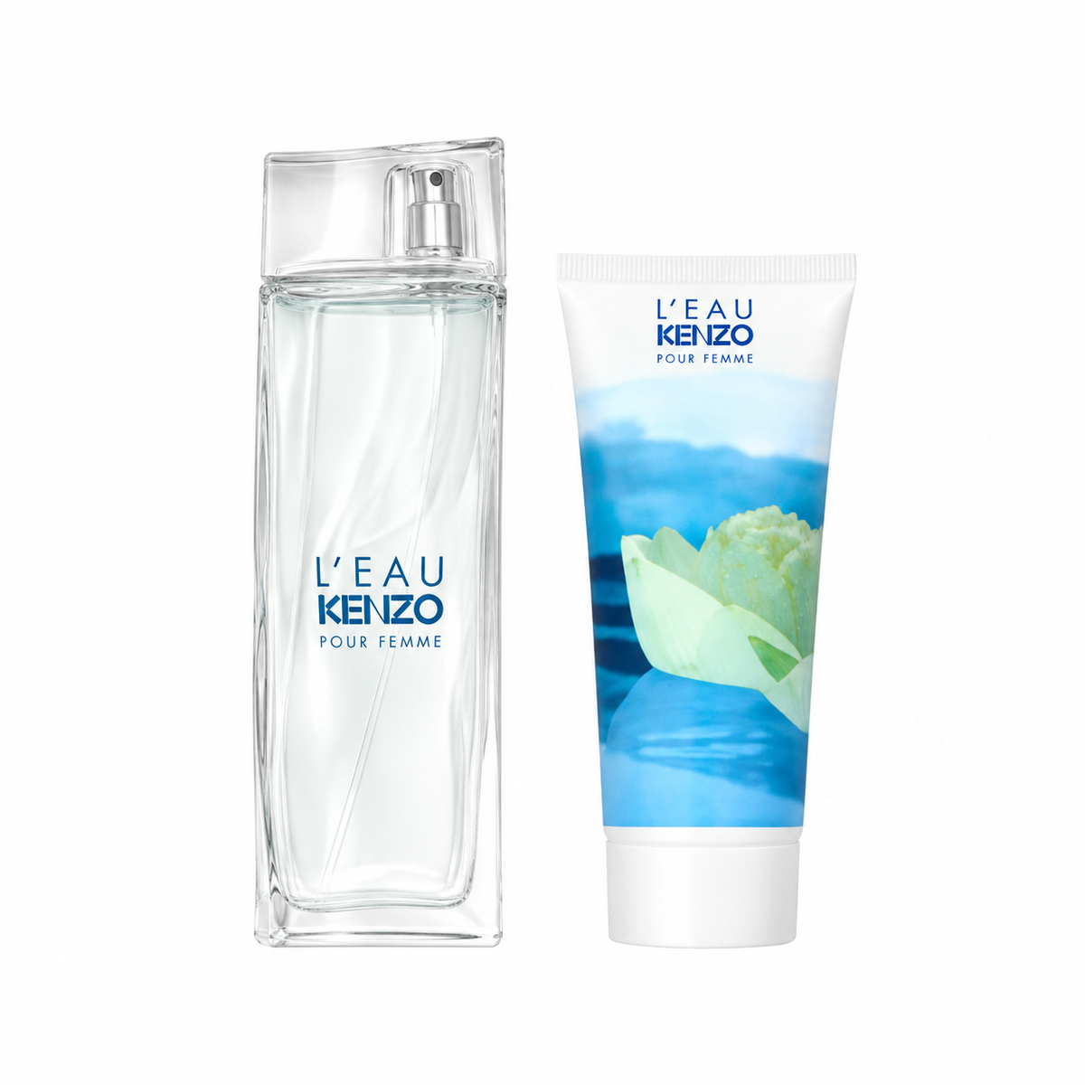Kenzo L'Eau Pour Femme 100ml Eau de Toilette and 75ml Body Gel product set