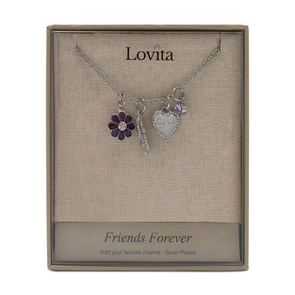 Lovita Silver Necklace - Friends Forever