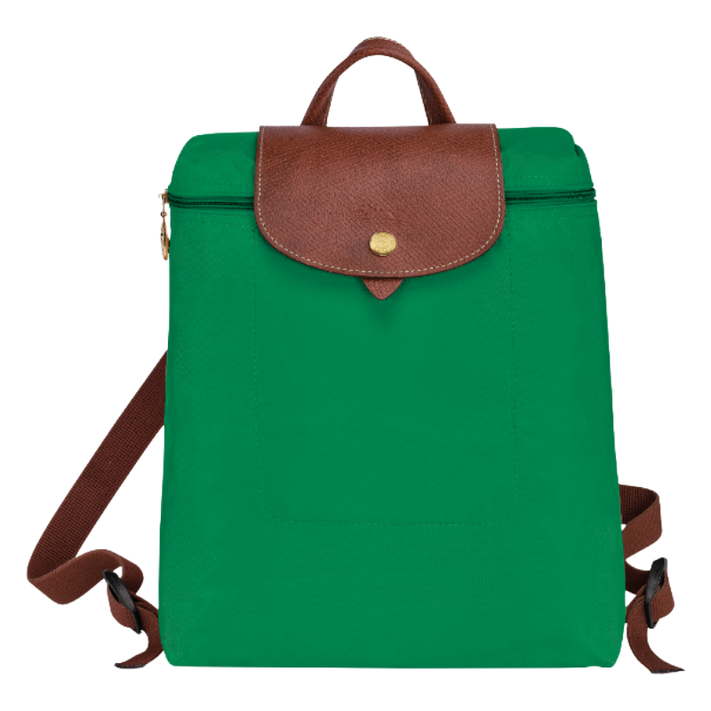 Longchamp Medium Le Pliage Backpack Green