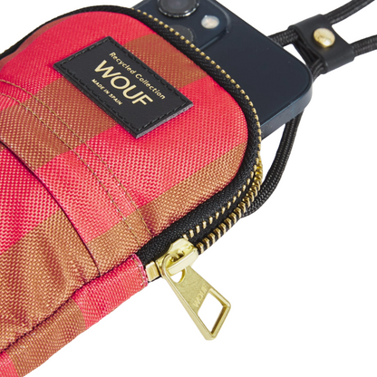 Wouf Pat Recycled Collection Crossbody Phone Bag Multi Colour