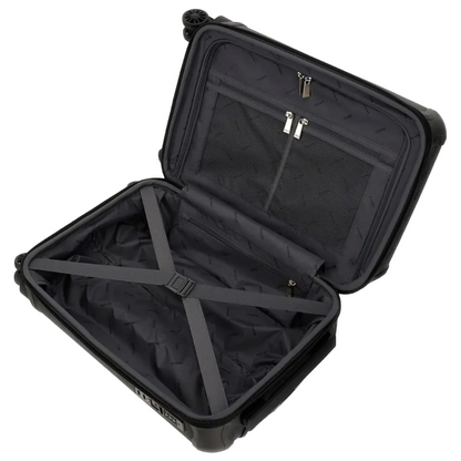 Guess Wilder Travel Suitcase Charcoal (4 Wheels) | 52cm 