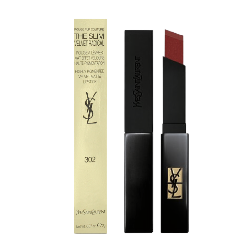 YSL Brown Lipstick The Slim Velvet Lipstick 302 Brown No Way Back