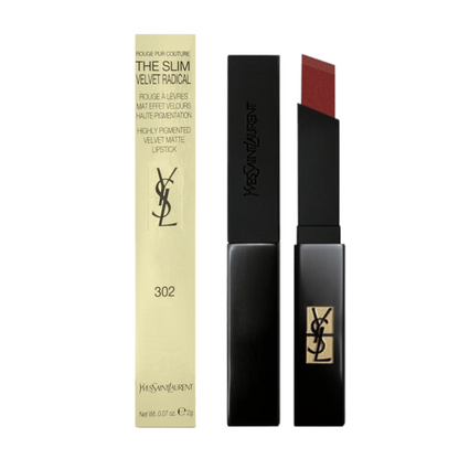 YSL Brown Lipstick The Slim Velvet Lipstick 302 Brown No Way Back