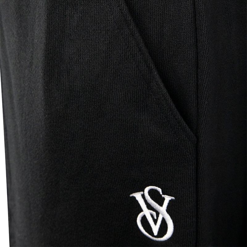 Victoria's Secret Cuffed Fleece Joggers - Black - Medium