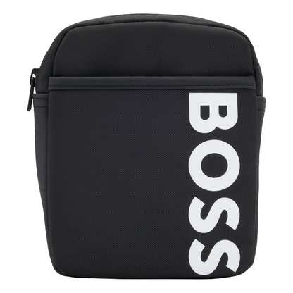 Boss Boys Man Bag Canvas Messenger J50963 09B Black