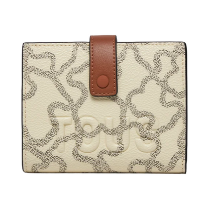 Tous Kaos Icon Beige & Cream Print Purse