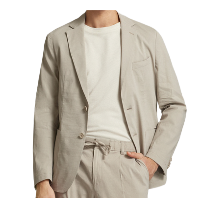 Hugo Boss Hanry Two Button Linen Blend Jacket Size 48