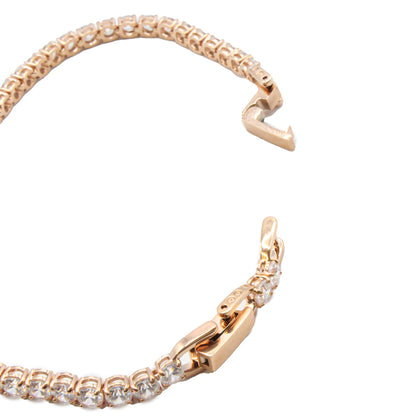 Swarovski Tennis Deluxe Rose Gold Bracelet 5492235