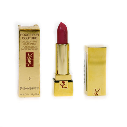YSL Rouge Pur Couture Lipstick 9 Rose Stiletto (Blemished Box)