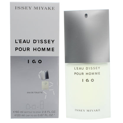 Issey Miyake L'Eau D'Issey Pour Homme IGO Eau De Toilette 100ml + 20ml Travel Spray