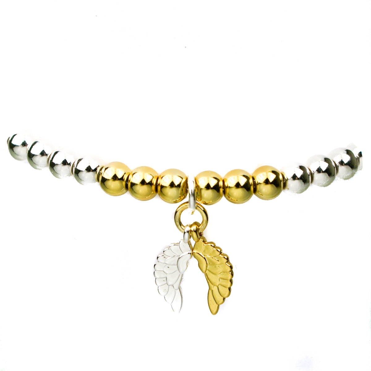 Estella Bartlett Angel Wings Silver & Gold Bracelet Duo