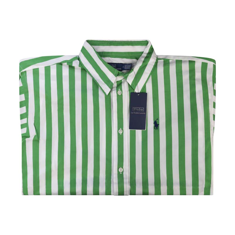 Ralph Lauren Polo Striped Shirt Green/White