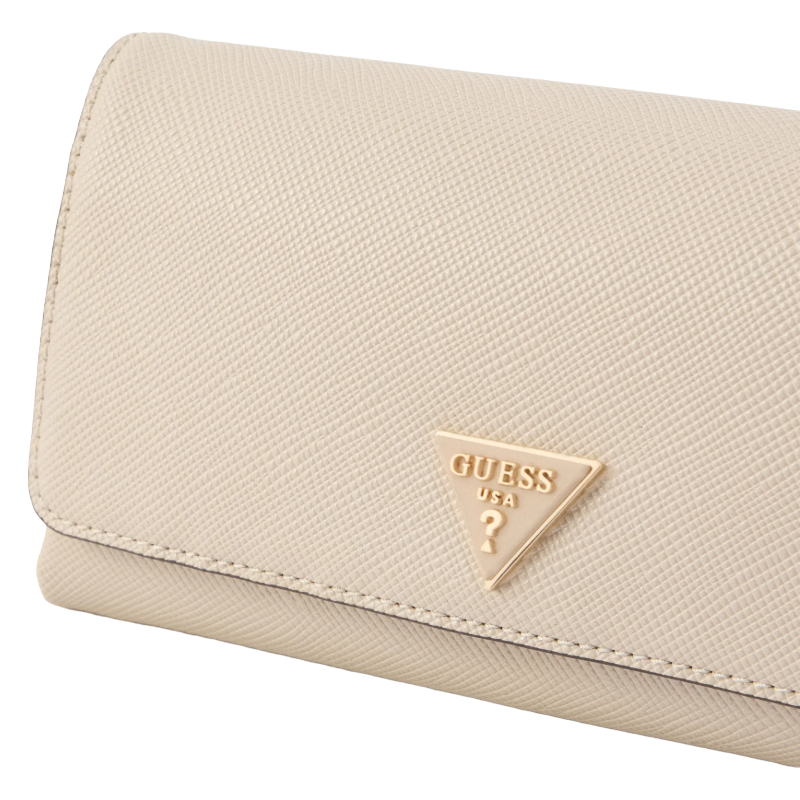 Guess Women's Noelle Mini Logo Chain Crossbody Bag Taupe 