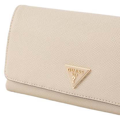 Guess Women's Noelle Mini Logo Chain Crossbody Bag Taupe 