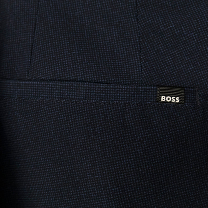 Hugo Boss Genius Men's Slim Fit Trousers Dark Blue