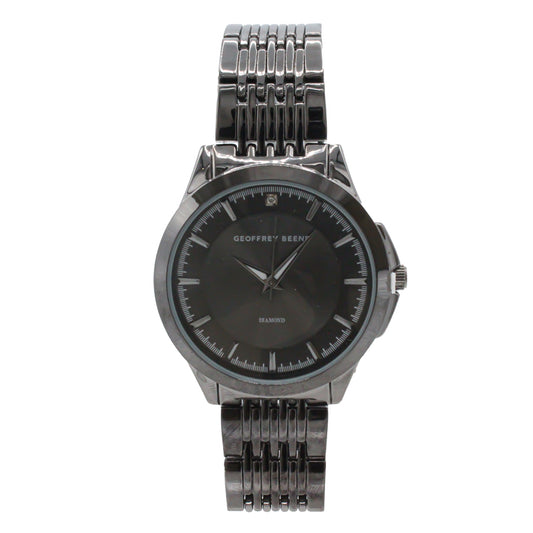 Geoffrey Beene Men's GB8051GUN Analog Display Japanese Quartz Grey Watch