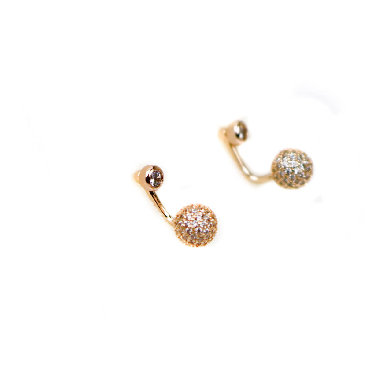 Rose Gold Plated Crystal Stud & Drop Earrings Gift Set Infinity & Co