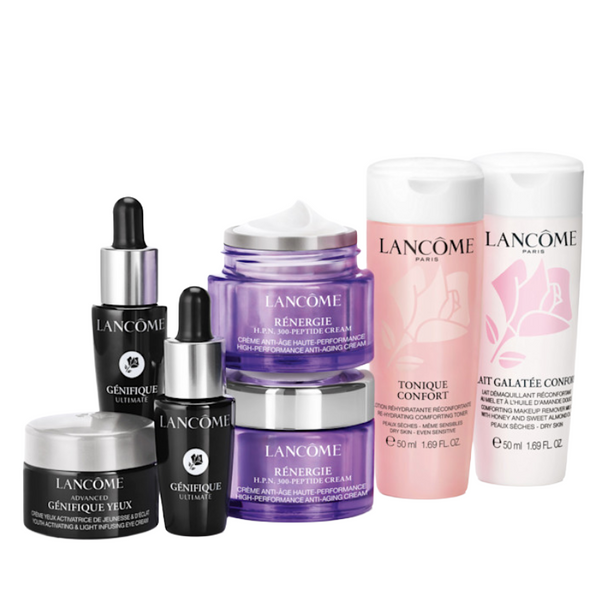 Lancome Skincare Essentials | Travel Set | 7 Pieces