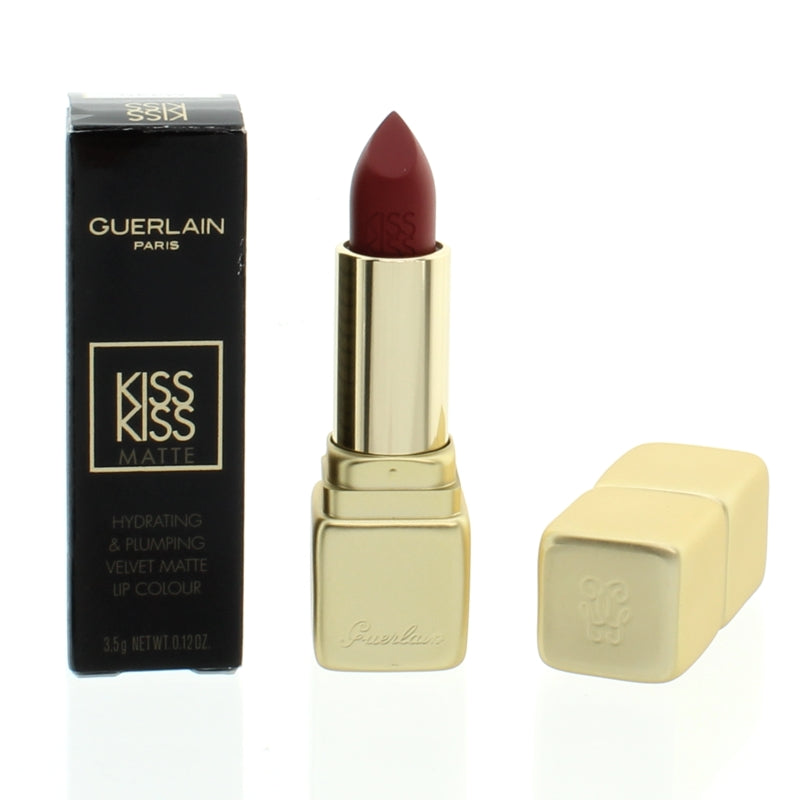 Guerlain Kiss Kiss Hydrating & Plumping Lipstick M330 Spicy Burgundy