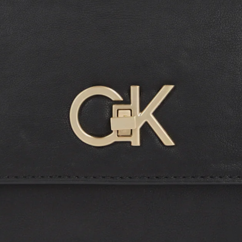 Calvin Klein Re-Lock Black Crossbody Bag 