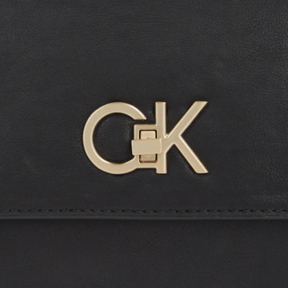Calvin Klein Re-Lock Black Crossbody Bag 