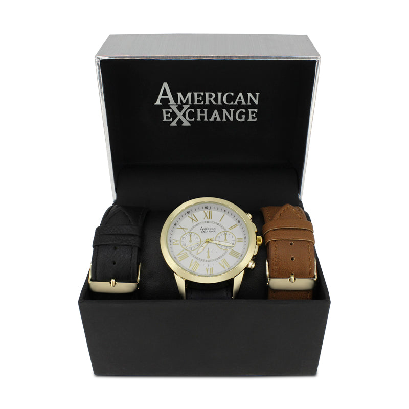 American Exchange Watch With Interchangeable Straps 5316 *Ex-Display*