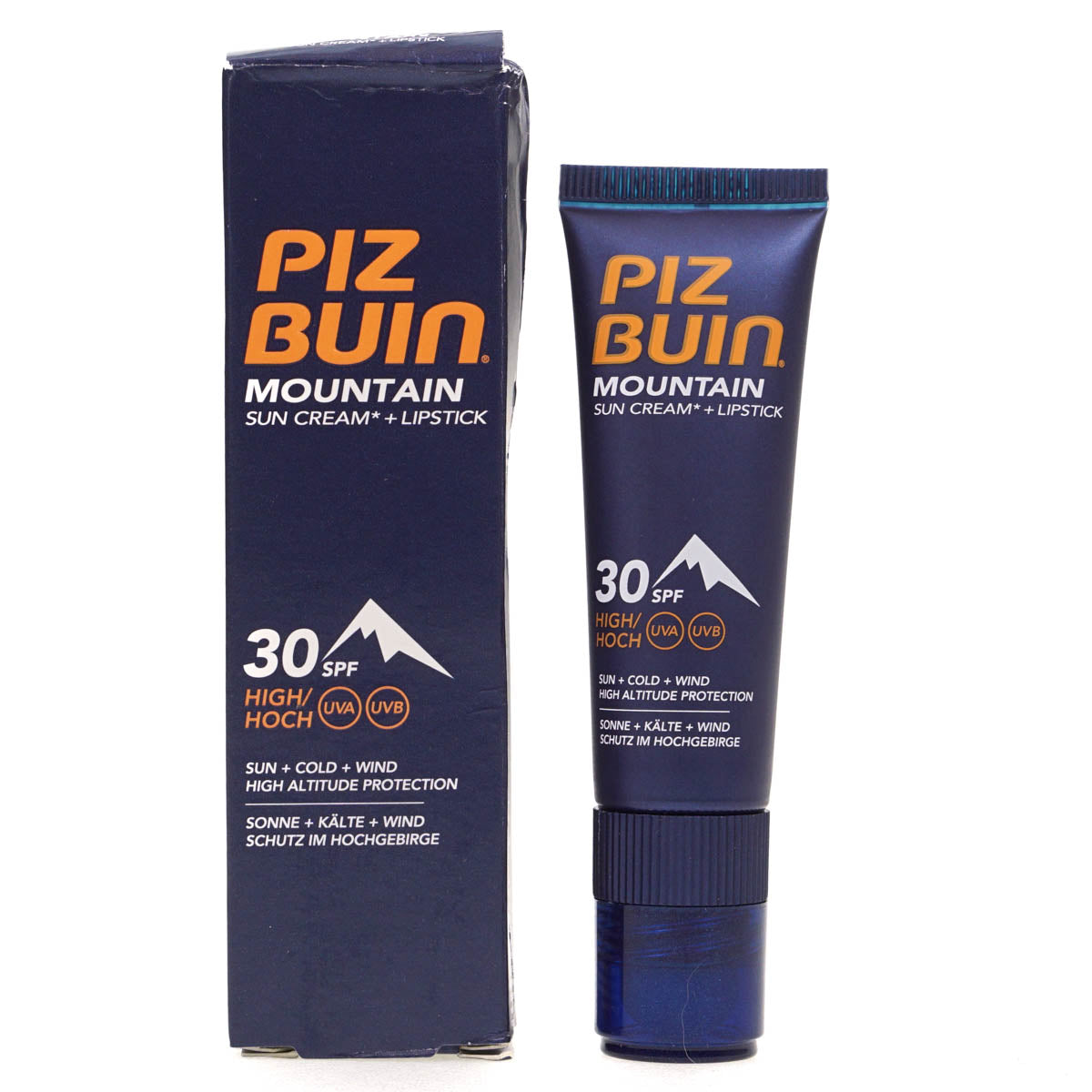 Piz Buin Mountain Sun Cream Lipstick 30 SPF 20ml (Blemished Box)