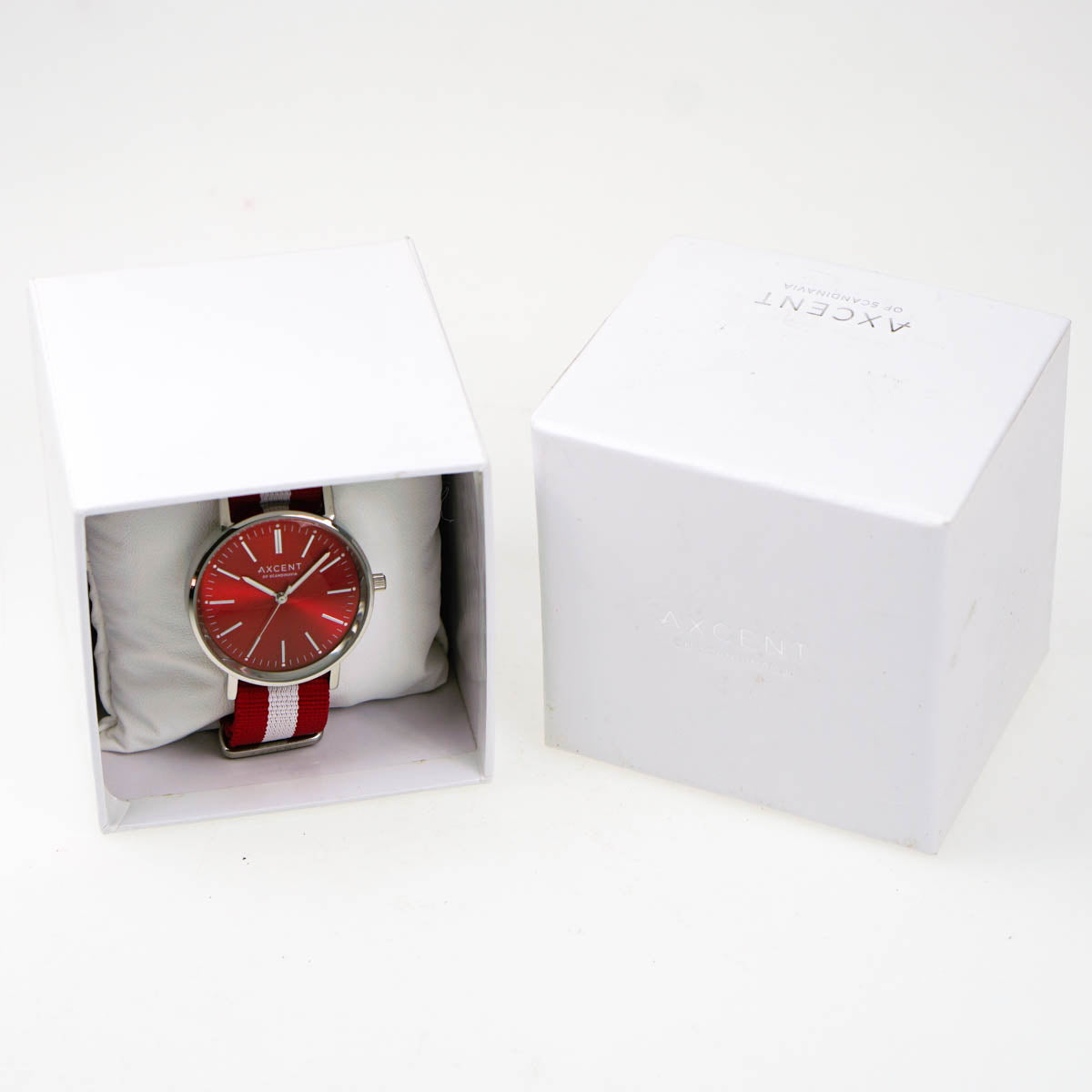 Axcent Watch Red & White X78004 16