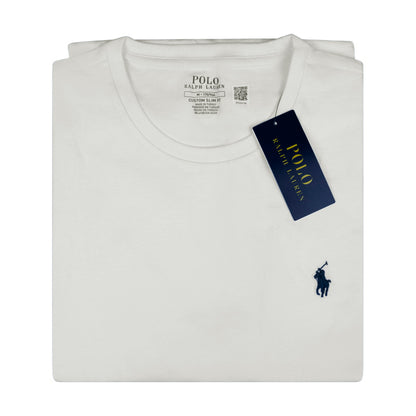 Ralph Lauren Polo Custom Slim Fit T-Shirt White