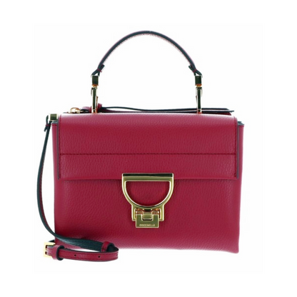 Coccinelle Arlettis Leather Cross Body Bag Sangria (Red)