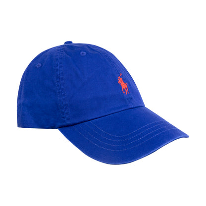 Ralph Lauren Polo Cotton Chino Cap Blue One Size