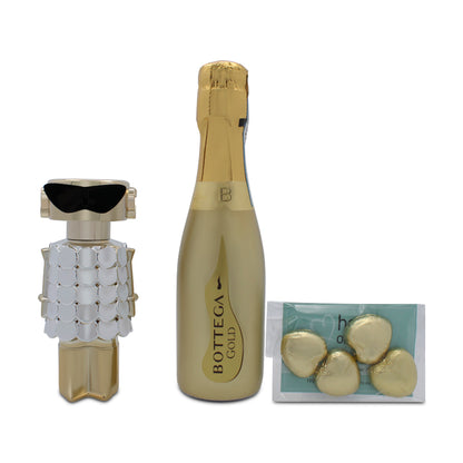 Paco Rabanne Fame EDP 80ml & Bottega Gold Prosecco Gift Set For Her