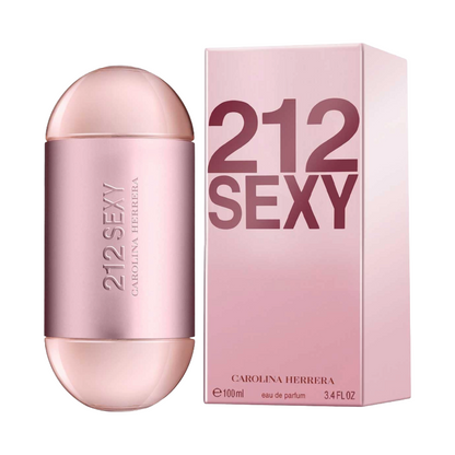 Discover Carolina Herrera 212 Sexy 100ml EDP: a captivating blend of mandarin, flower petals, and vanilla. Perfect for confident, elegant women.