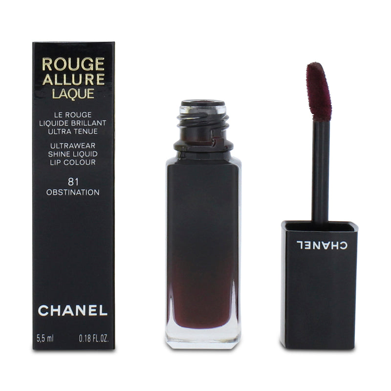 Chanel Rouge Allure Laque Ultrawear Shine Liquid Lipstick 81 Obstination