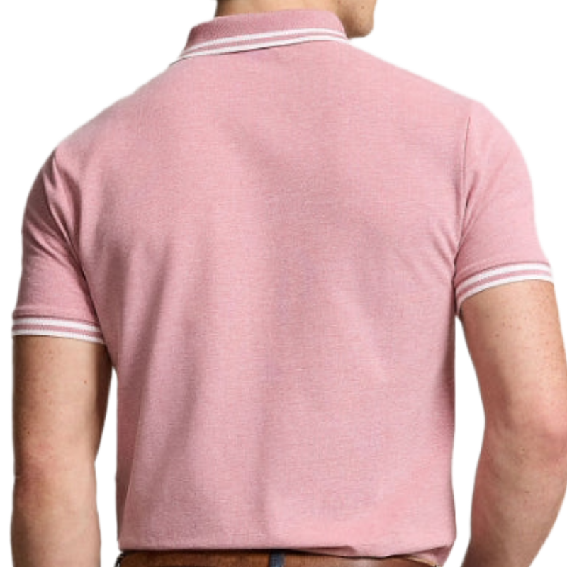 Ralph Lauren Polo Mens Custom Slim Fit Stretch Mesh Polo Shirt Berry 
