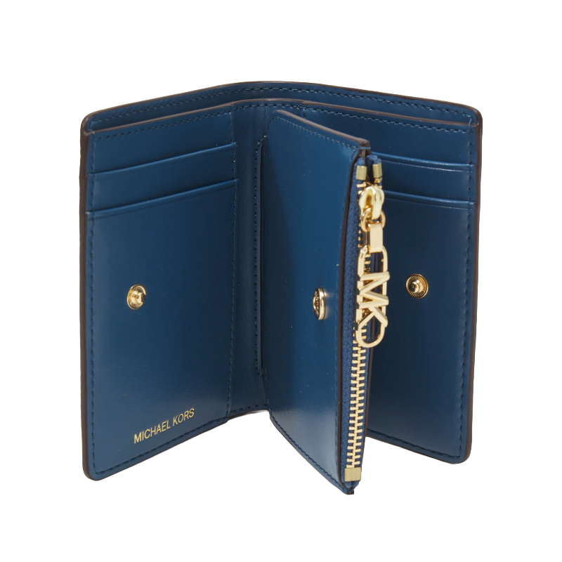 Michael Kors Empire Snap Coin Billfold Wallet Chambray