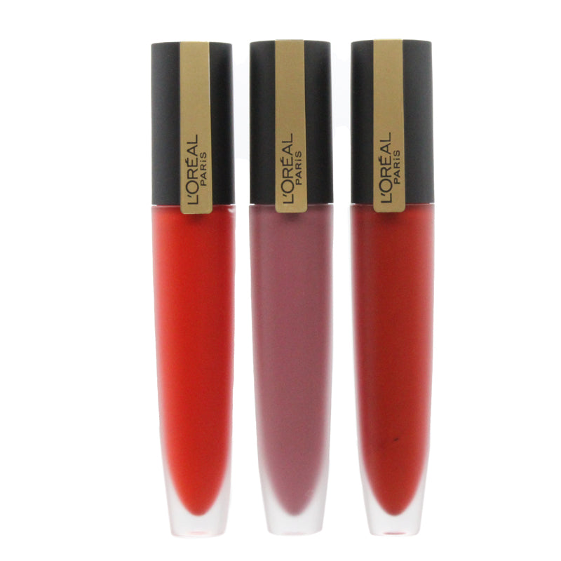 L'Oreal Rouge Signature Matte Lipstick Ink Set