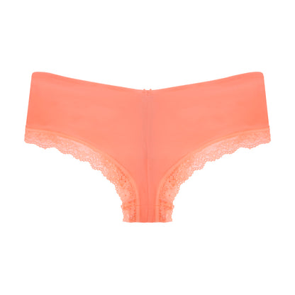Victoria's Secret Cheeky Lace Knickers Coral