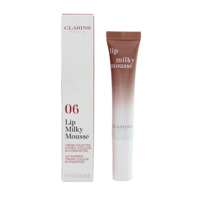 Clarins Lip Milky Mousse 06 Milky Nude Lipstick (Blemished Box)