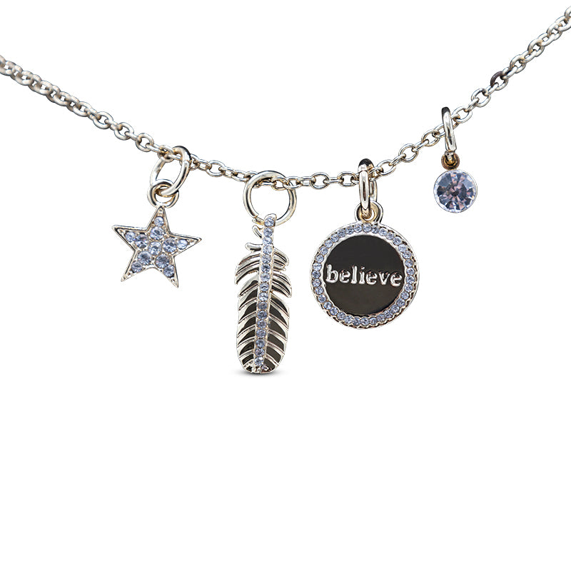 Lovita Gold Necklace - Believe... Anything Is Possible