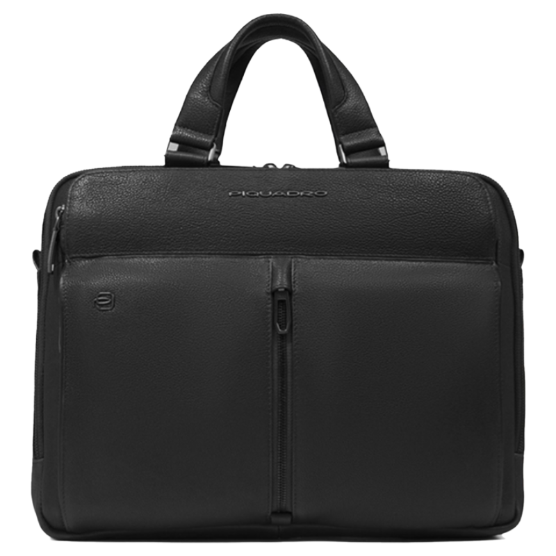 Piquadro Laptop Bag 14 inch Black Briefcase CA4098W130/N