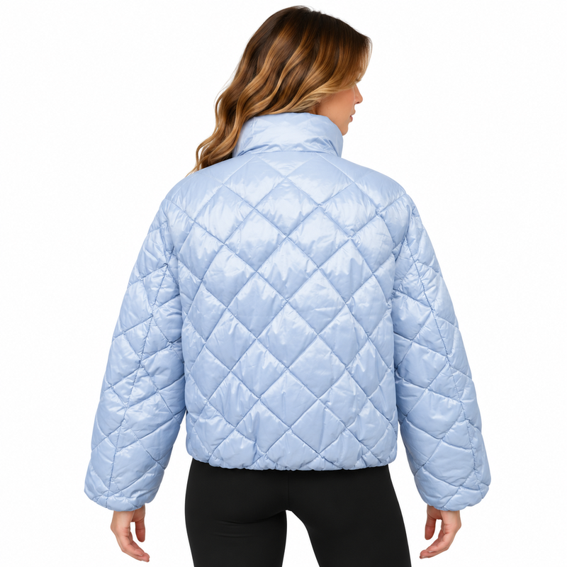 Marc Cain Womens Outdoor Jacket Dark Summer Sky Blue