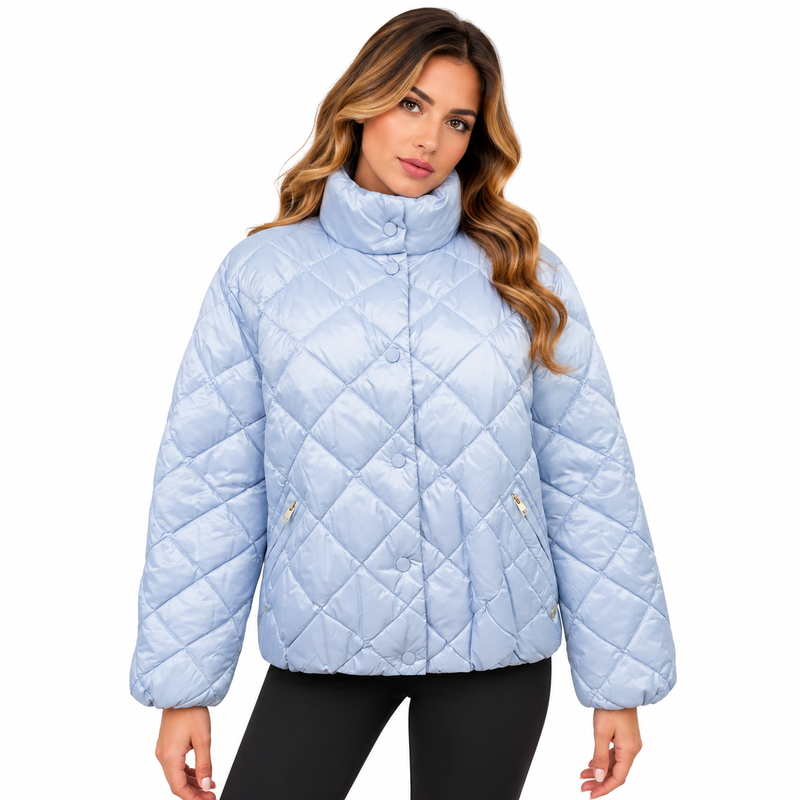 Marc Cain Womens Outdoor Jacket Dark Summer Sky Blue