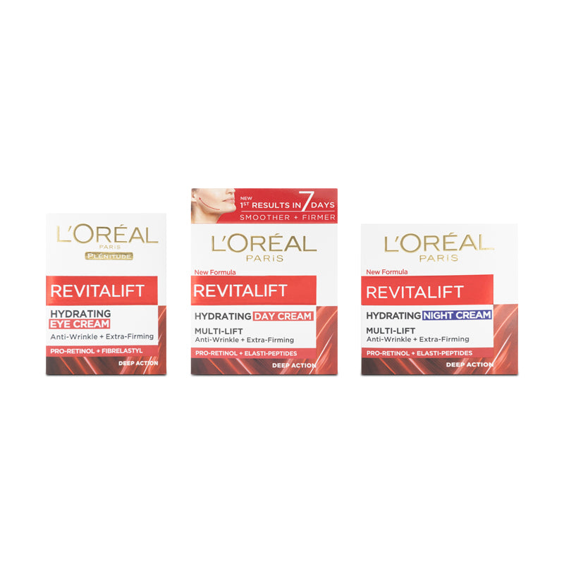 L'Oreal Revitalift Anti Wrinkle Extra Firming Skincare Set (Blemished Box)