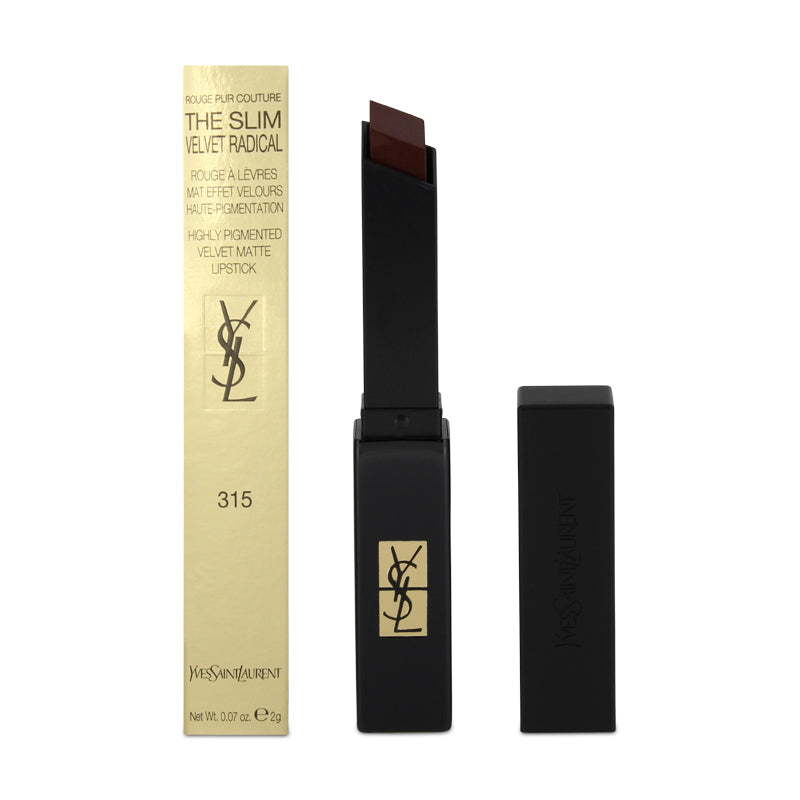 YSL The Slim Velvet Radical Lipstick 315 Boundless Maroon (Blemished Box)