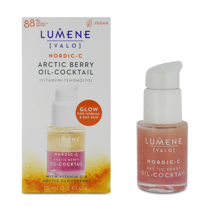 Lumene Valo Nordic-C Arctic Berry Oil-Cocktail Serum 15ml (Blemished Box)